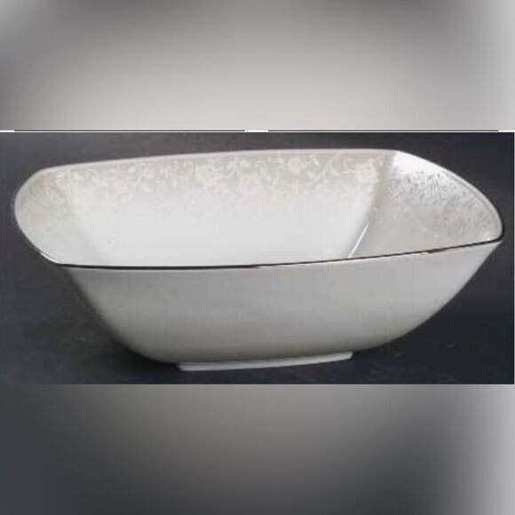 Mikasa Venetian Lace Bone China Serving Bowl -Sugar -Creamer Discontinued Piece - Picture 7 of 16